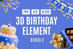 Birthday Bash 3D Design Kit Bundle Product Image 1