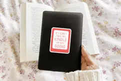 Kindle Lover - Reading Quote SVG | If I Can't Take My Kindle Product Image 4