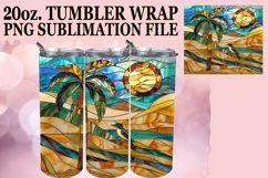 Mesmerizing Stained Glass Landscape Wrap Product Image 1