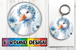 Sweet Round Ornaments Design, Goose Product Image 1