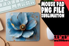 Petal Perfection: Sublimation Mouse Pad Designs Art PNG Product Image 1
