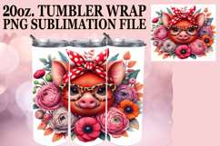 JOYFUL SIPS 20oz TUMBLER WRAP, Cute Animals Product Image 1