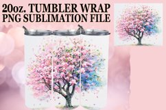 Whimsical Vibrant Springtime Watercolor Tumbler Product Image 1