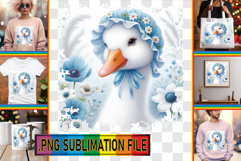 Playful PNG Art for Gifts, Goose Product Image 1