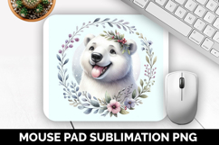 Cute Animals Mouse Pad Bundle, Sublimation Mouse Pad PNG Product Image 13