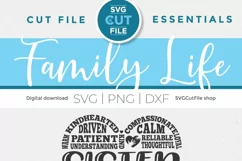 Sister svg, a sister svg heart design for sister's day Product Image 6