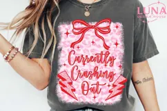 Crash Out Retro Funny Quote PNG, Sassy Sarcastic Shirt Png Product Image 5