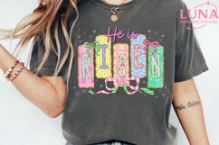 He Is Risen Easter png, Christian Easter Design, Religious Product Image 4