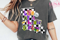 Life Of A Throw Girl Png, Mardi Gras Png, Coquette Bow Png Product Image 6