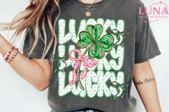 Lucky Shamrock Png, Blessed Vibes Png, Not Lucky Simply Png Product Image 5