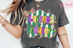 Glitter Laissez Les Bon Temps Rouler png, Coquette Mardi Png Product Image 5