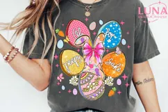 Happy Easter Png, preppy Easter Png, Coquette Egg png Product Image 6