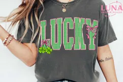 Lucky Varsity PNG St Patrick’s Day Png Product Image 4