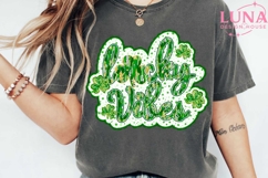 Lucky Vibes Png, Blessed Vibes Png, Not Lucky Simply Blessed Product Image 4