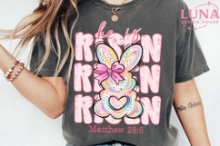 Glitter He is risen Png, Christian Easter Png, Easter Png Product Image 1