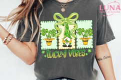 Lucky Shamrock Png, Blessed Vibes Png, Gnome Patrick png Product Image 4