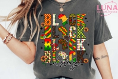 Black History Month PNG, My History Is Strong, Afro American Product Image 5