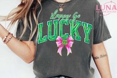 Happy Go Lucky Png, St Patricks Day Png, Lucky Png, Shamrock Product Image 5