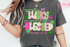 Not Lucky Simply Blessed png, Patrick png, Coquette Png Product Image 1