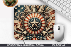 Vintage Mouse Pad Sublimation PNG Design - Mouse Pad PNG Product Image 1
