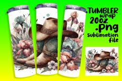 DYNAMIC 20oz Tumbler PNG Artwork , Western Product Image 1