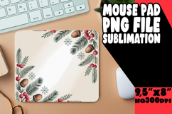 Blissful MOUSE MAT PNG Style, Christmas Product Image 1