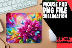Timeless Mouse Pad Sublimation Style, Flowers Product Image 1