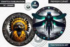 Native American Animal totem spirit Clipart, tribal PNG Product Image 1