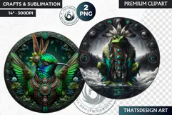 Native American Animal totem spirit Clipart, tribal PNG Product Image 1