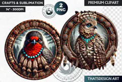 Native American Animal totem spirit Clipart, tribal PNG Product Image 1