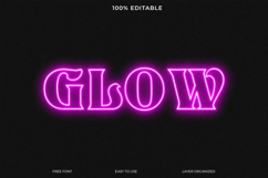 Psychedelic Text Effect Style Photoshop Template Product Image 1