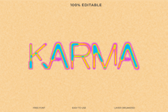 Melting Liquid Text Effect Photoshop Template Product Image 1