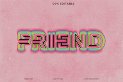 Glitch Digital Text Effect Photoshop Template Product Image 1