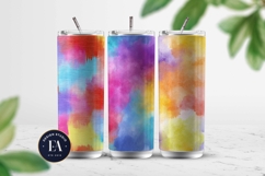 Watercolor Wash Digital Paper | Seamless Rainbow Texture Product Image 2