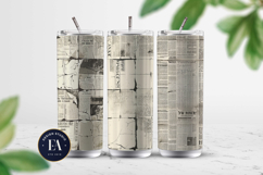 Vintage Newspaper Pattern, Junk journal papers Product Image 2