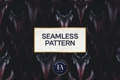 Vampire Fangs Pattern, Dark Gothic Teeth Digital Paper Product Image 3