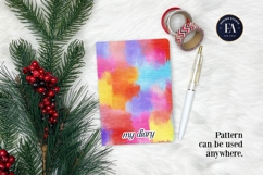 Watercolor Wash Digital Paper | Seamless Rainbow Texture Product Image 4