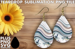 ENCHANTED Teardrop Earrings Art, Pattern Product Image 1