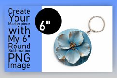 Blooming Beauty: Sublimated Round Designs PNG Product Image 1