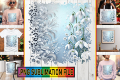 Unique Tote Bag Designs PNG, Leopard Prints Product Image 1
