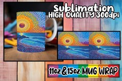 Colorful Nature Tumbler Wrap for 20oz Sublimation Product Image 1