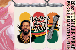 Refreshing days 20oz tumbler wrap, Juneteenth Product Image 1