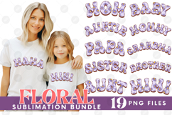 Family Mama Dad Sublimation Bundle Mother&#039;s Father&#039;s Day Set Product Image 1