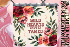 SWEET MOMENTS 20oz TUMBLER WRAP, Flower Quote Product Image 1