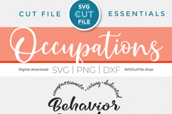 Behavior specialist svg for ABA or BCBA behavioral therapy Product Image 2
