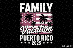 Family Vacation 2025 SVG Design | Summer | SVG Cut files Product Image 1