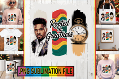 Cheerful PNG Sublimation Art, Juneteenth Product Image 1