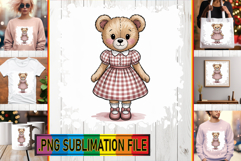 Unique Sublimation TSHIRT PNG, Teddy Bear Product Image 1