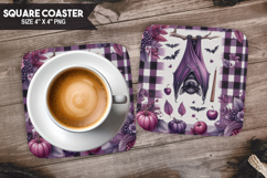 Cute Animals Square Coaster PNG Bundle, Digital Coaster Set Product Image 12