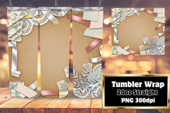 Trendy 20oz Tumbler Wrap File , Christmas Product Image 1